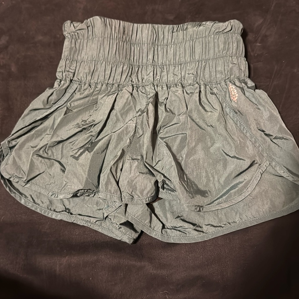 FP movement Dark Green High Weisted Shorts